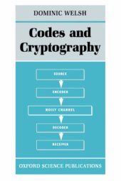 book Codes and cryptography