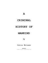 book A criminal history of mankind