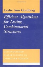 book Efficient algorithms for listing combinatorial structures