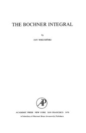 book The Bochner integral