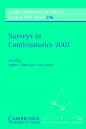 book Surveys in combinatorics 2007