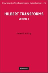 book Hilbert transforms: