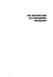 book Architecture of Concurrent Programs