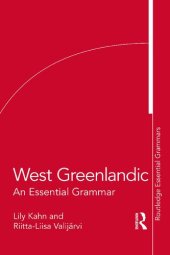 book West Greenlandic: An Essential Grammar