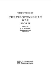 book Thucydides: The Peloponnesian War, Book 2