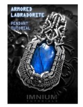 book IMNIUM Tutorials - Armored Labradorite Pendant - Wire Wrapping Jewelry Making Tutorial