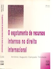 book O Esgotamento de Recursos Internos no Direito Internacional