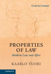 book Properties Of Law: Modern Law And After