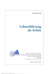 book Lebensführung als Arbeit, mit aktuellem Vorwort und einer Bibliographie zum Thema Lebensführung