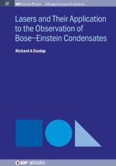 book Lasers and Their Application to the Observation of Bose-Einstein Condensates