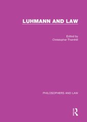 book Luhmann and Law