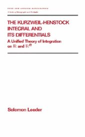 book The Kurzweil-Henstock integral and its differentials