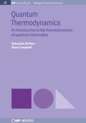 book Quantum Thermodynamics: An Introduction to the Thermodynamics of Quantum Information