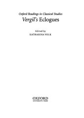 book Vergil's Eclogues