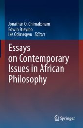 book Essays on Contemporary Issues in African Philosophy