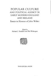 book Popular Culture and Political Agency in Early Modern England and Ireland: Essays in Honour of John Walter