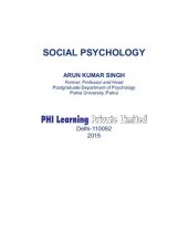 book Social Psychology