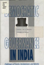 book Democratic governance in India : challenges of poverty, development, and identity