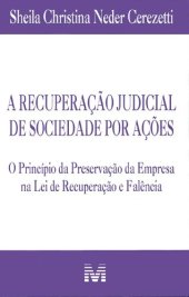 book Recuperação judicial de sociedade por ações - 1 ed./2012