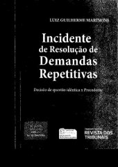 book Incidente de Resolução de Demanda Repetitiva