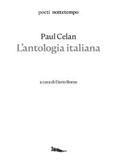 book L'antologia italiana