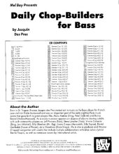 book Daily Chop-Builders for Bass: Bass/Technique