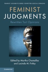 book Feminist Judgments: Rewritten Tort Opinions