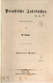 book Preussische Jahrbücher