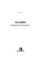 book Su sardu. Proposta de ortografia