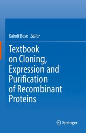 book Textbook on Cloning, Expression and Purification of Recombinant Proteins