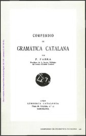 book Compendio de gramática catalana