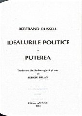 book Idealurile politice. Puterea