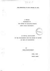 book The structure of noun phrase in Aari