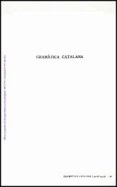 book Gramàtica catalana