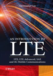 book An Introduction to LTE: LTE, LTE-Advanced, SAE and 4G Mobile Communications