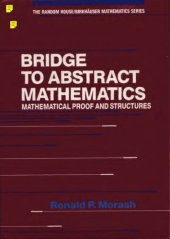 book Bridge to abstract mathematics. Mathematical Proof and Structures