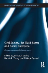 book Civil Society, the Third Sector and Social Enterprise: Governance and Democracy