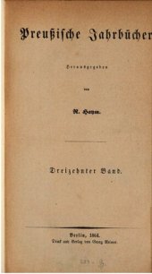 book Preußische Jahrbücher