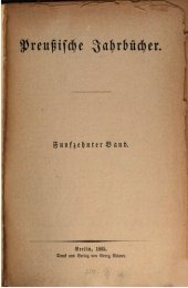 book Preußische Jahrbücher