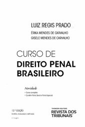 book Curso De Direito Penal Brasileiro - Volume Único