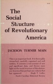 book The Social Structure of Revolutionary America