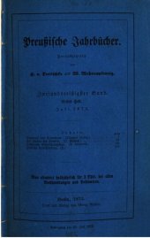 book Preußische Jahrbücher