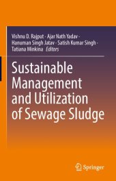 book Sustainable Management and Utilization of Sewage Sludge