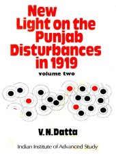 book NEW LIGHT ON THE PUNJAB DISTURBANCES IN 1919 (Vol 2)