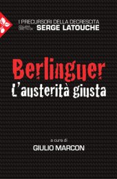 book Berlinguer. L'austerità giusta