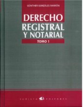 book DERECHO REGISTRAL Y NOTARIAL