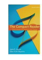 book The Compact Reader : Short Essays by Method and Theme 11th Edition