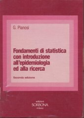 book Fondamenti di statistica con introduzione all'epidemiologia ed alla ricerca