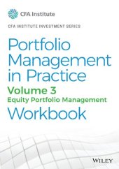 book Portfolio Management in Practice, Volume 3: Equity Portfolio Management Workbook