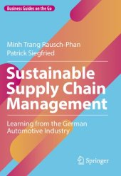 book Sustainable Supply Chain Management: Learning from the German Automotive Industry